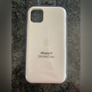 New Apple iPhone 11 white silicone case